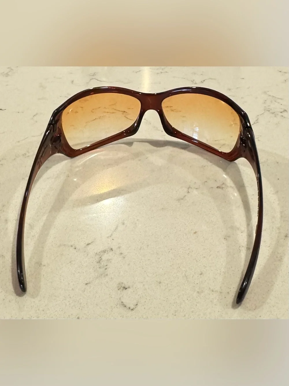 Vintage Oakley Women’s Grapevine Rust Brown Frame Gradient Lenses Y2K